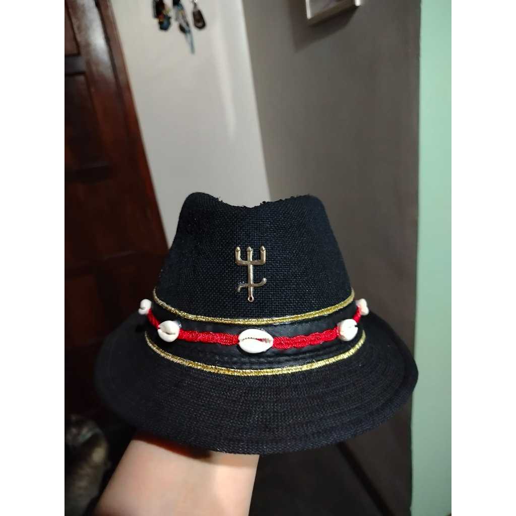 Chapéu Exu Lúcifer/ Exu Capeta / Exu Belzebu/ Exu Tranca ruas/ Sete facadas/ Exu do cemitério/ Exu Marabô/ Exu 7 encruzi