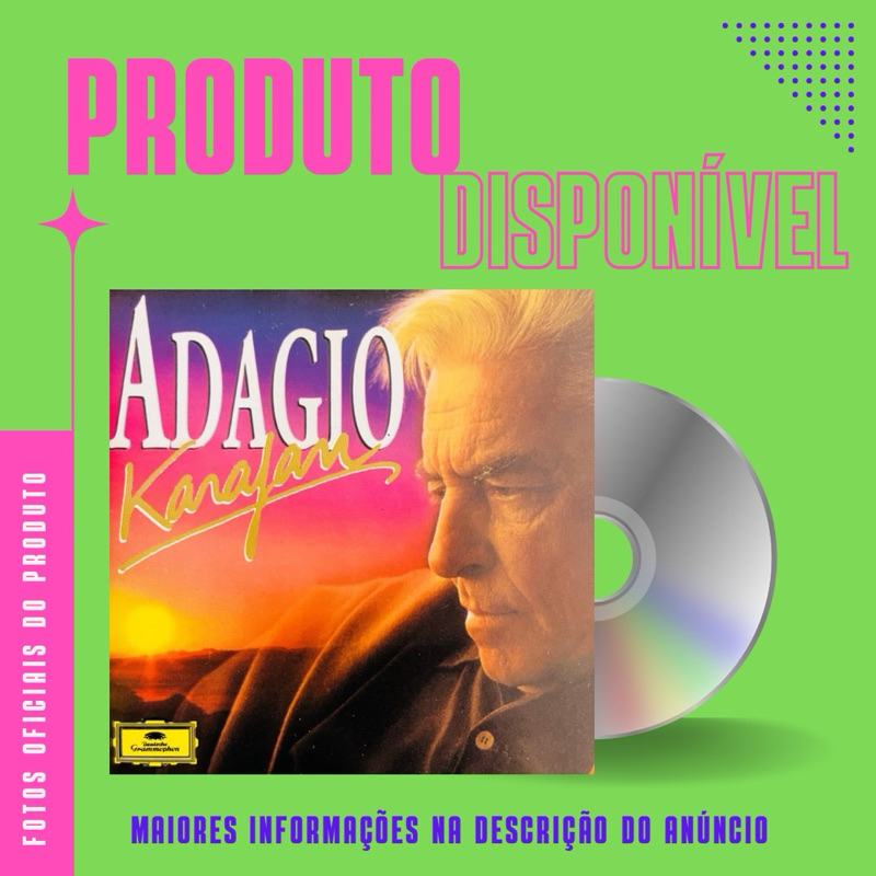 CD ADAGIO KARAJAN - BERLINE PHILHARMONIKER