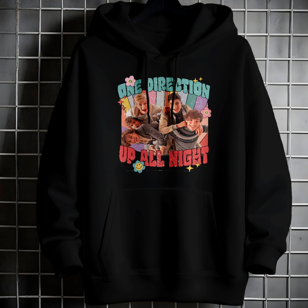 Moletom Canguru Unissex Grapich One Direction Blusa Frio Com bolso Capuz Casaco Algodão 106