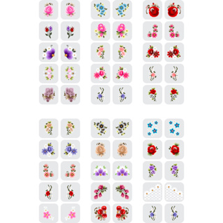 480 Adesivos 3D Para Unha Película Nail Art Design Manicure Autocolantes Tecnologia Full HD 3D 125 em Oferta na Shopee