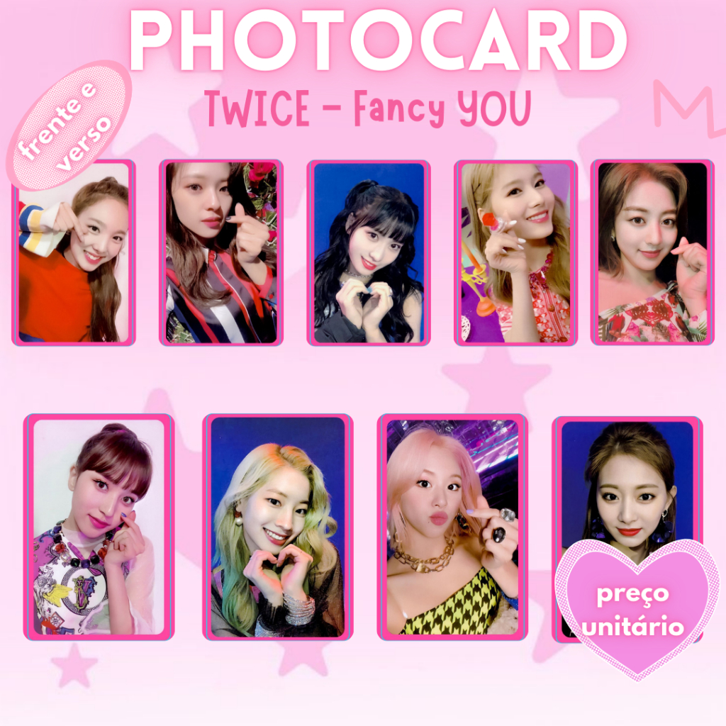 Photocard Fanmade TWICE Fancy YOU