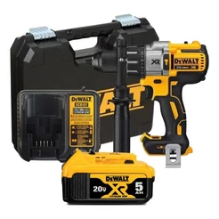 Furadeira Parafusadeira de Impacto Dewalt DCD996 20V XR com Bateria 5Ah + Carregador Bivolt + Maleta