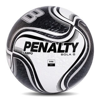 Bola de Futebol de Campo Penalty 8 x Preta Oficial