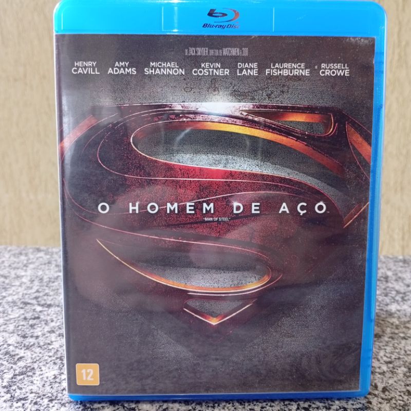 Bluray "Superman, Man of Steel, Homem de Aço"