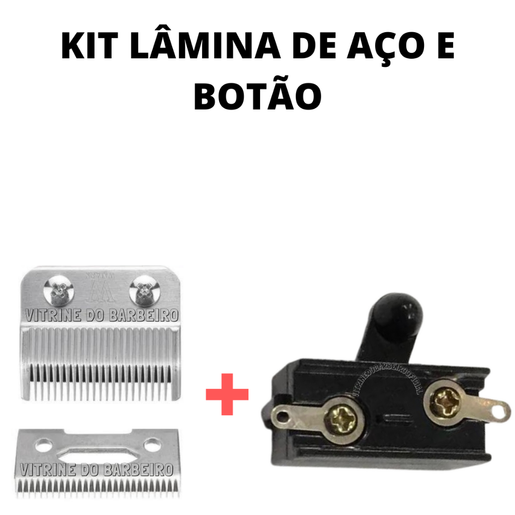 Botão Interruptor Liga E Desliga + Lâmina De Aço Reposição!!