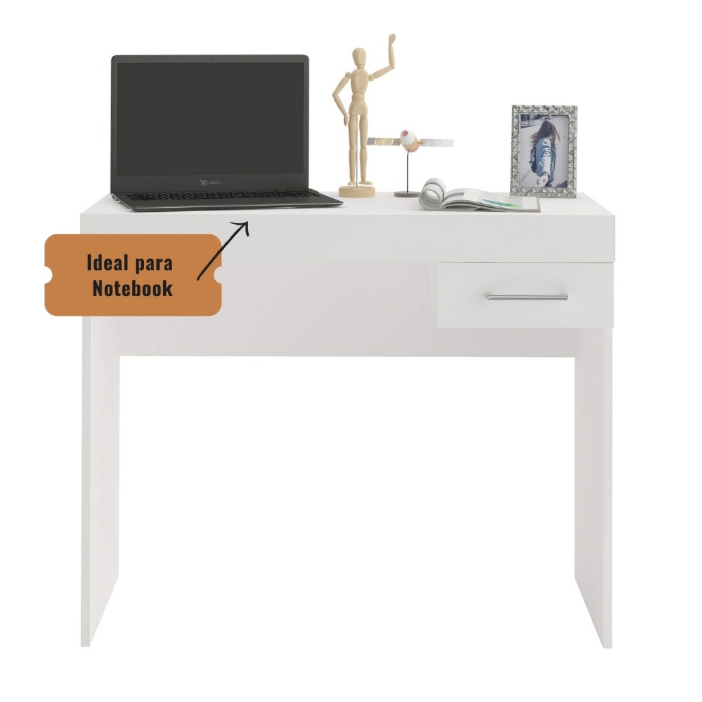 Mesa Escrivaninha Cooler Para Notebook Escritório HomeOffice Decoração Armazenamento