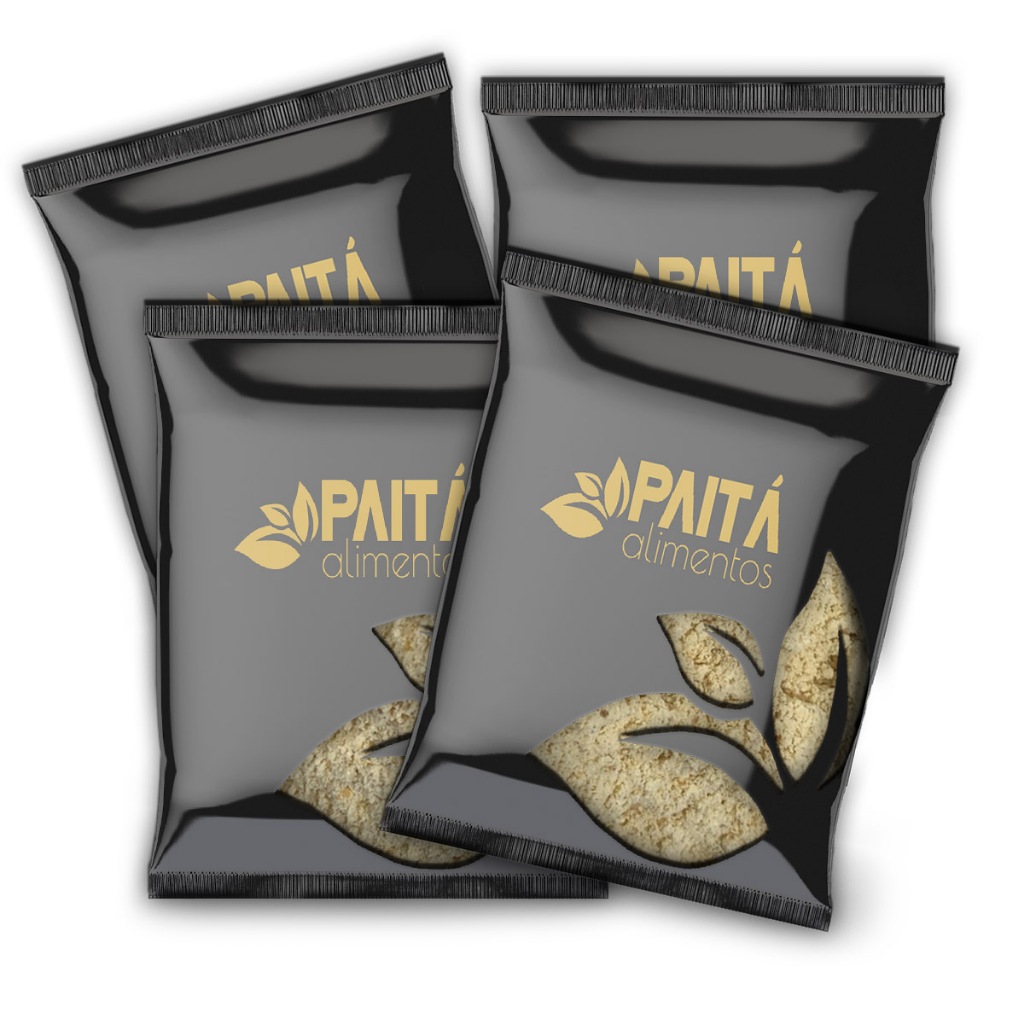 Farinha de Mandioca Crua Fina | Kit 4kg - Paitá Alimentos