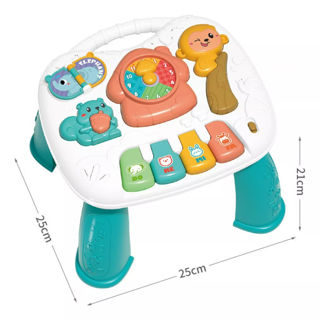 Mesa Infantil de Atividades Interativa Musical e Luzes Didática - Zippy