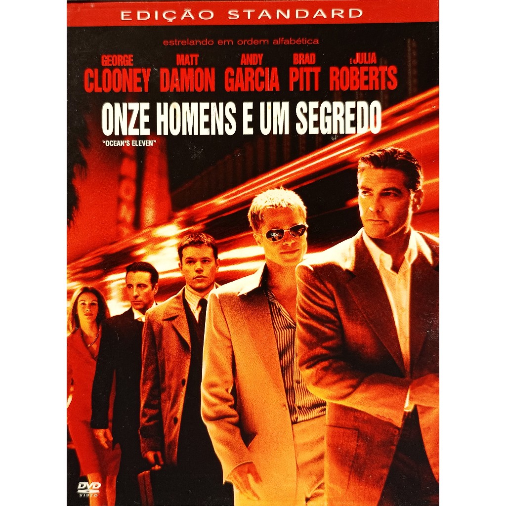 Dvd Onze Homens E Um Segredo - George Clooney Brad Pitt