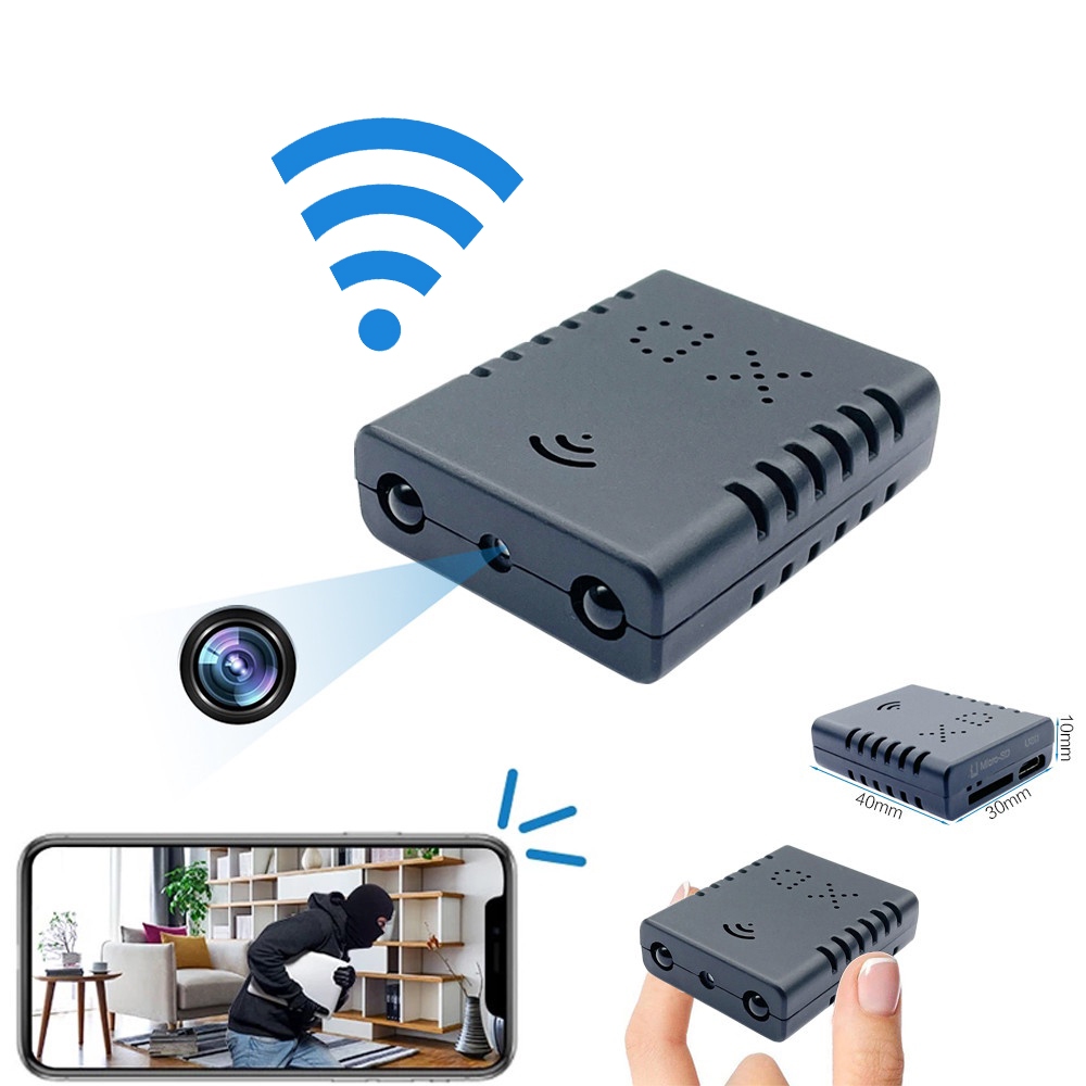 Mini Câmera Escondida Wi-Fi Acesso ao Vivo XD-2 Filmadora Pequena Discreta Grava Audio e Video