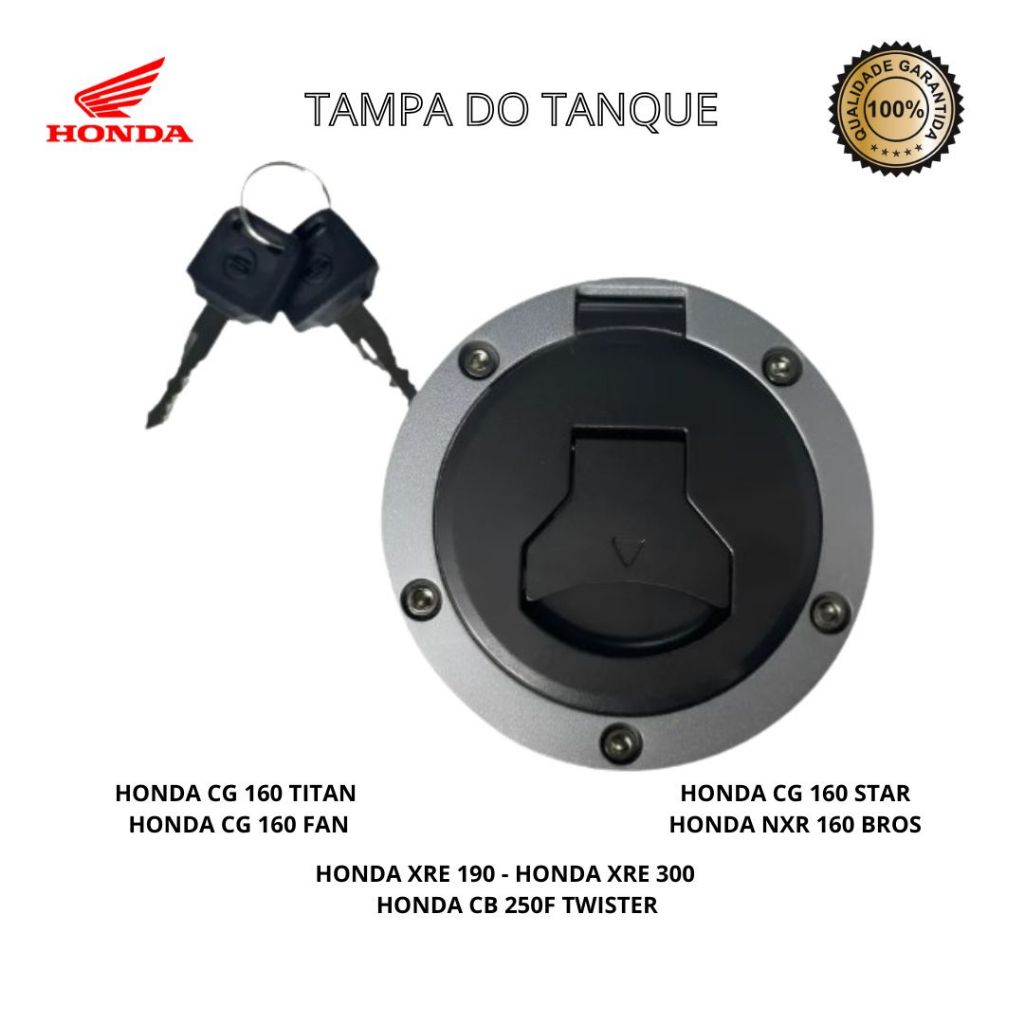 Tampa Tanque Titan 160 Fan 160 Star 160 Bros 160 Xre 190 Xre 300 Twister 250f 2016 A 2022