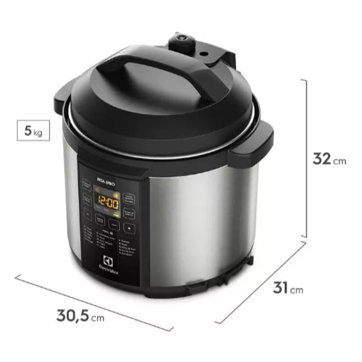 Panela De Pressão Elétrica Electrolux 110V 6l Preta Experience Pcc20 · foto 2