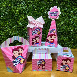 KIT FESTA PERSONALIZADA MARIA CLARA E JP - PEGUE E MONTE - Lembrancinha - Aniversário - Festa em Oferta na Shopee