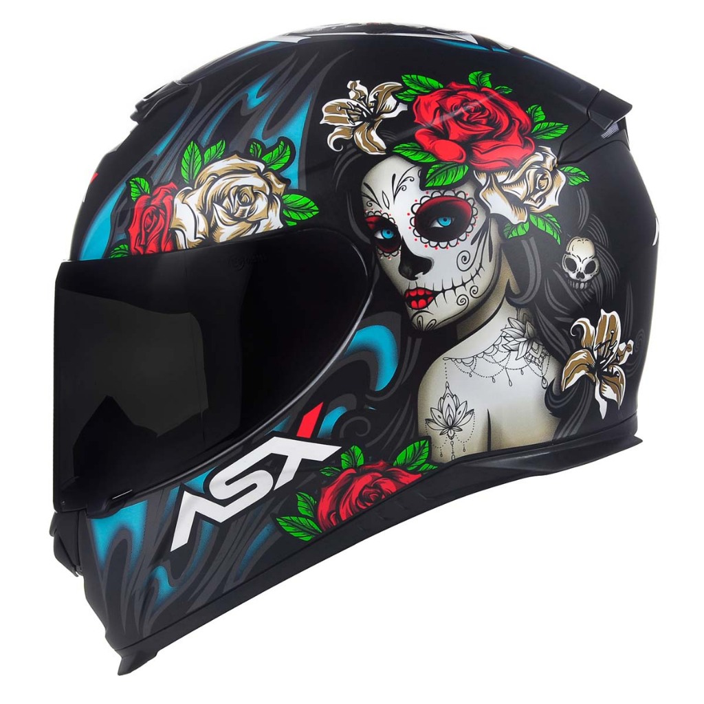 Capacete Feminino Catrina ASX Eagle Esportivo Fosco