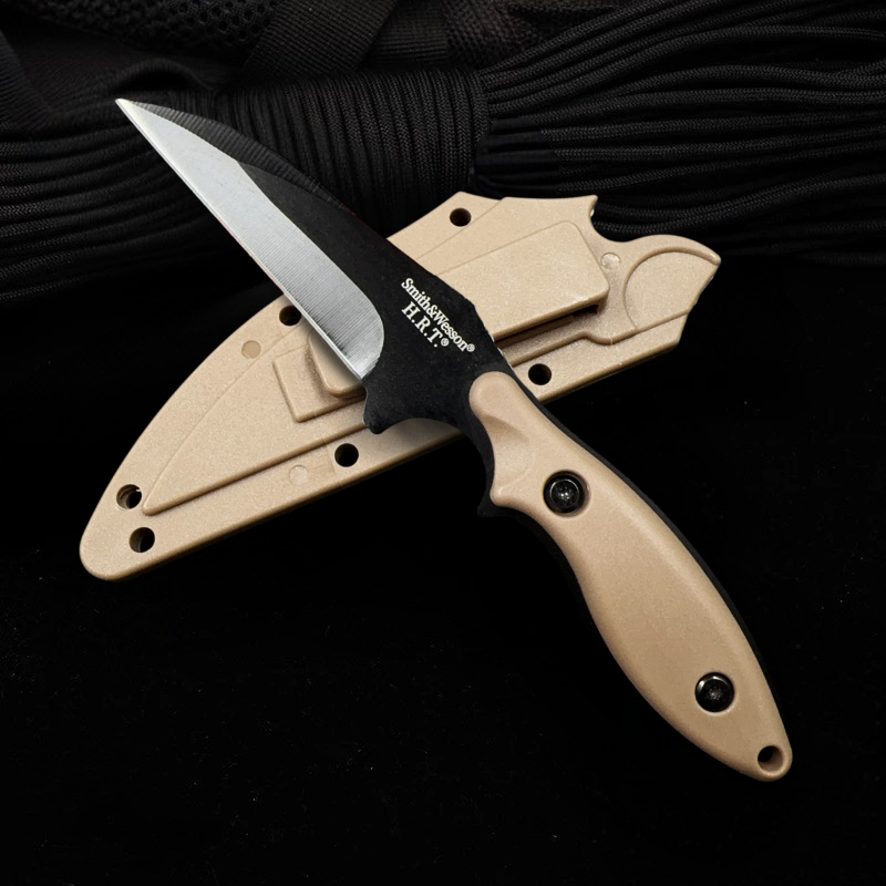 Faca Hunter Outdoor Knife Full Tang Com Bainha Uso Multifuncional Pesca Trilha