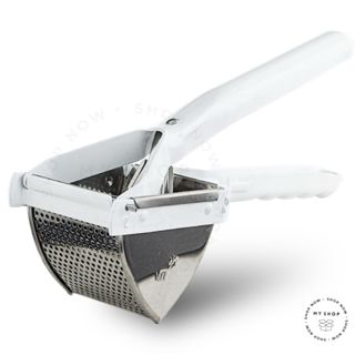 Espremedor de Batatas e Amassador Triangular Legumes Inox Grande em Oferta na Shopee