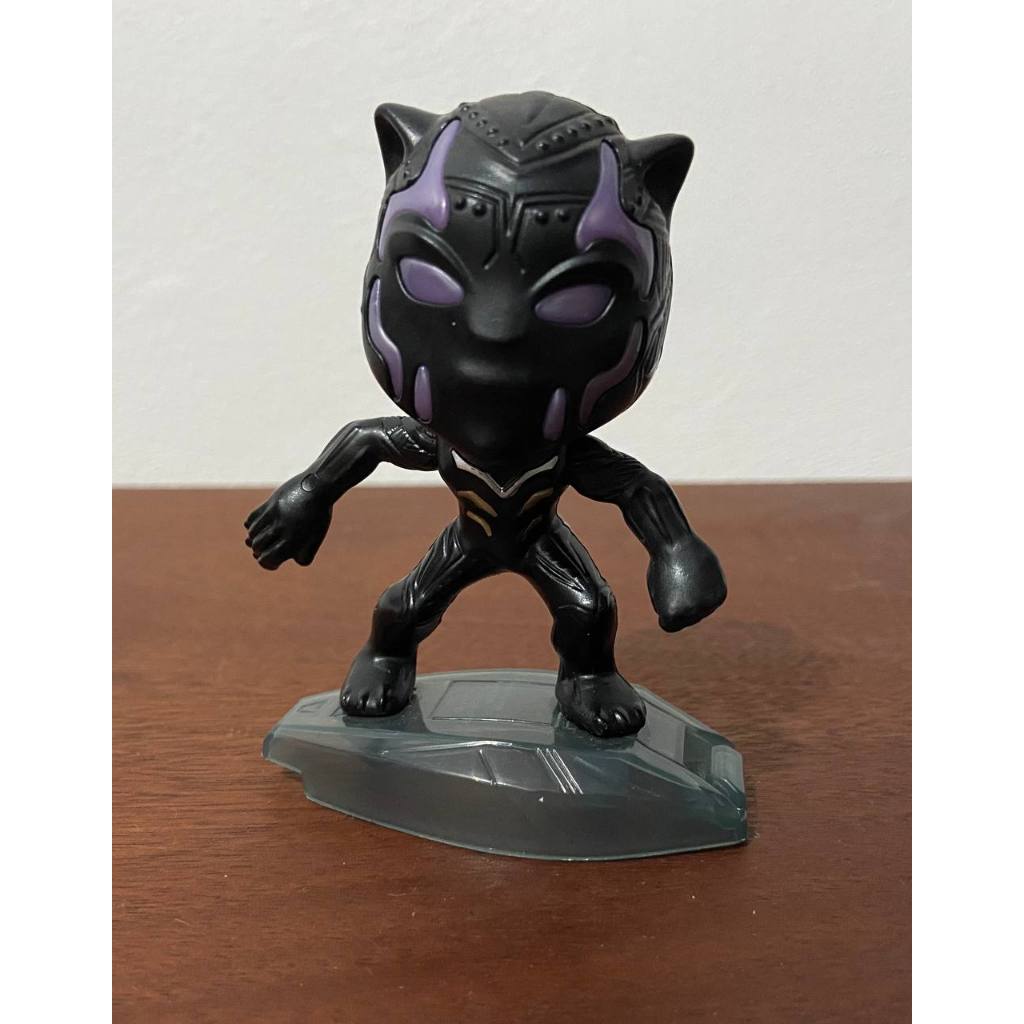 Boneco Pantera Negra de pé - Coleção Pantera Negra Wakanda Forever 2022 - Mc donald's Marvel