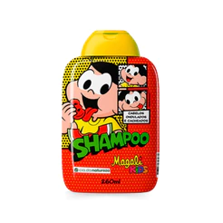 Shampoo Infantil Turma da Mônica Magali 260ml - Cachos Definidos e Hidratação para Cabelos Ondulados e Cacheados