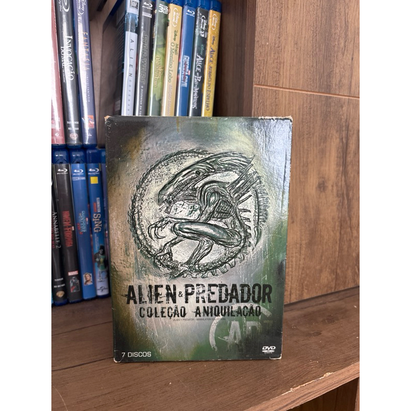 BOX Filmes Alien e Predador (DVD ORIGINAL - Coleção Aniquilação 7 filmes)