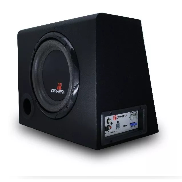 Caixa Amplificada Ophera Trapezoidal Alto Falante 8 polegadas 200W RMS