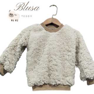 Blusa bebê de frio carneirinho em Oferta na Shopee