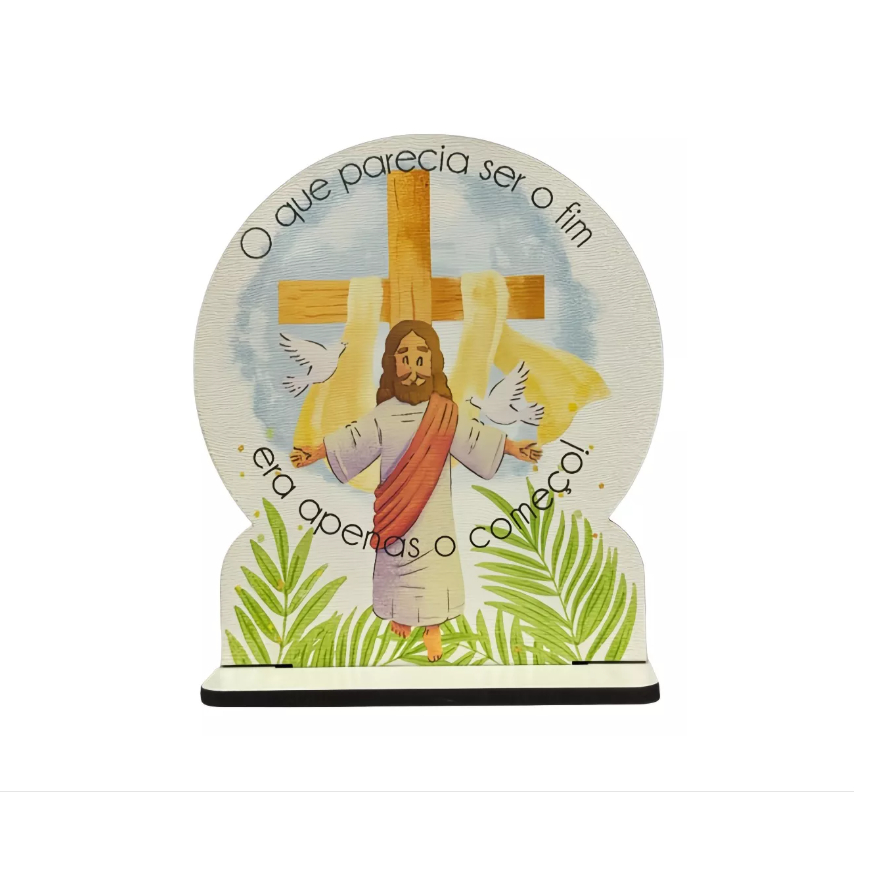Kit 30 Lembrancinhas Frase Cristo Mdf ImpressãoAlta Qualidade