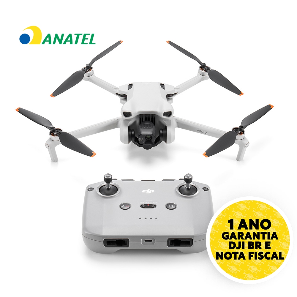 Drone DJI Mini 3 Standard ( Lacrado, Garantia 1 Ano ) Anatel BR - DJI038