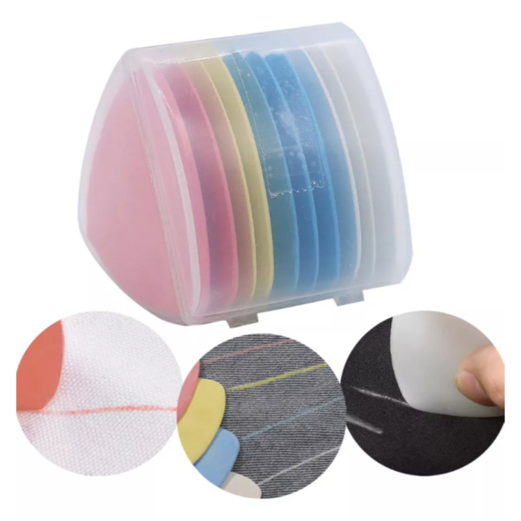 Giz Colorido Alfaiate 10 Unidades Para Marcar Tecido Costura GL72AZ-CH