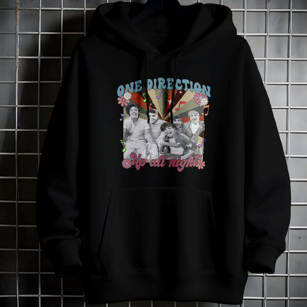 Moletom Canguru Unissex Grapich One Direction Blusa Frio Com bolso Capuz Casaco Algodão 223