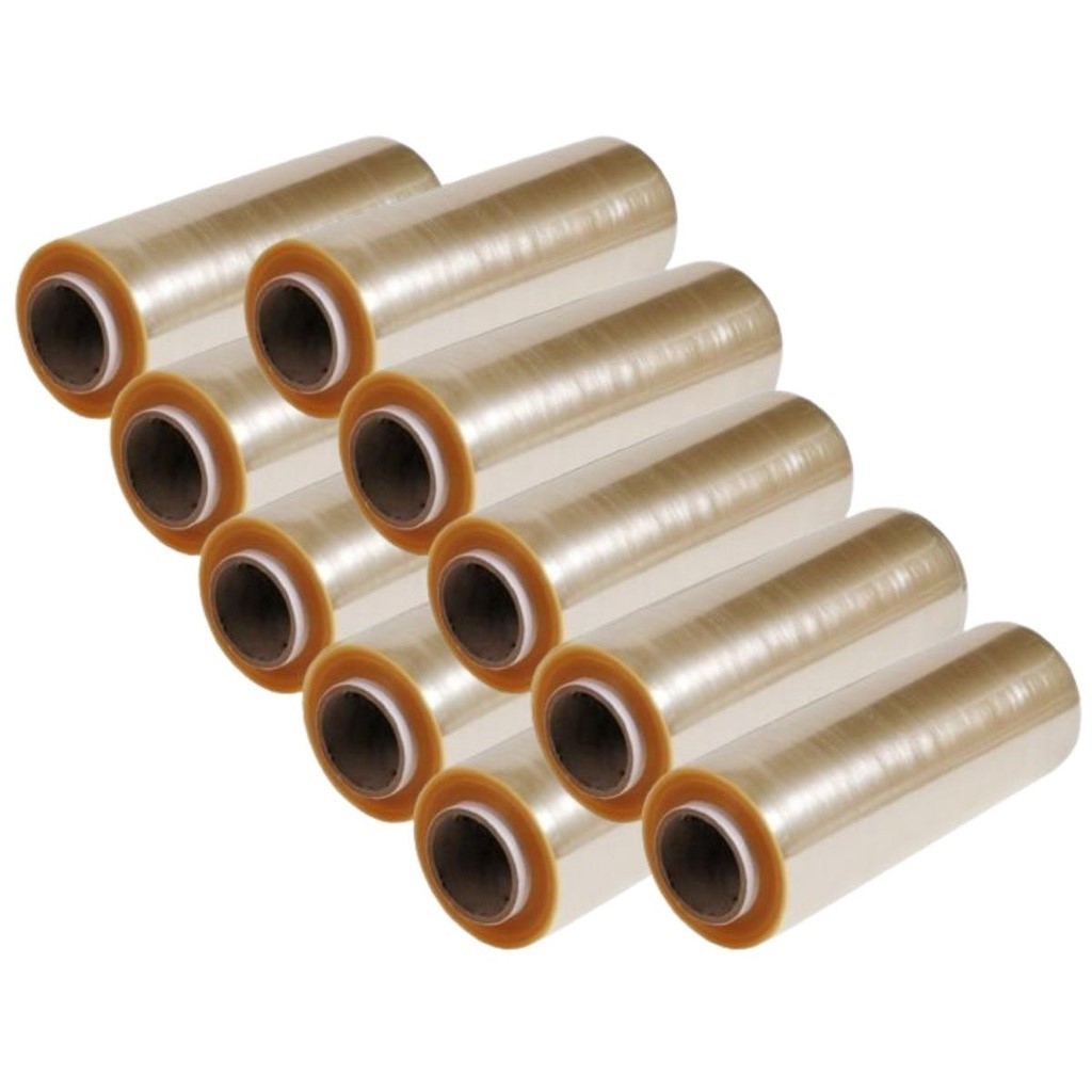 Kit 10 Rolo Bobina Plastico De Filme Pvc 28cm X 100 Metros PROFILM em Oferta na Shopee