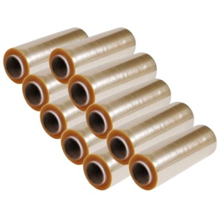 Kit 10 Rolo Bobina Plastico De Filme Pvc 28cm X 100 Metros PROFILM em Oferta na Shopee