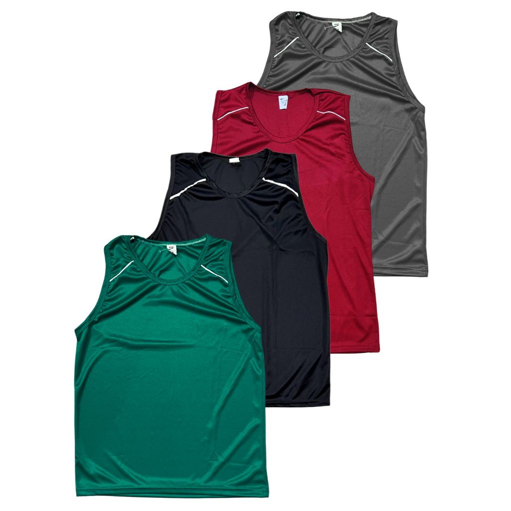 Combo 04 regatas dry fit masculina poliester academia treino m g gg em Oferta na Shopee