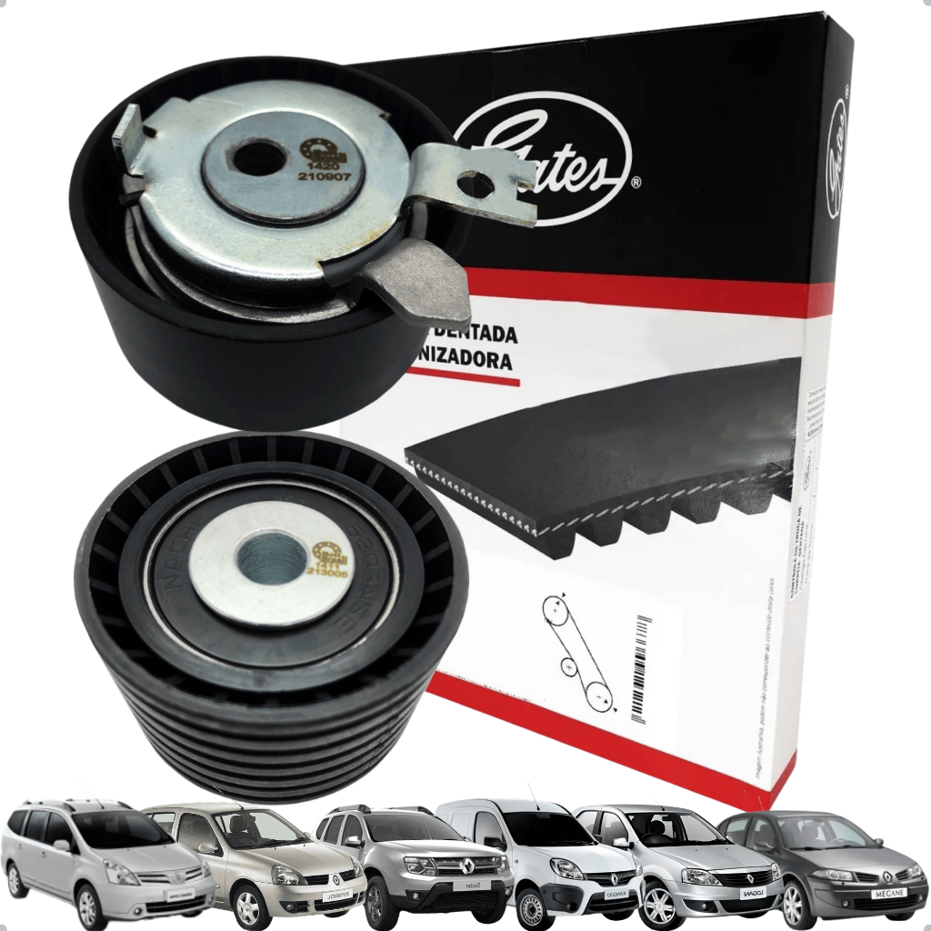 Kit Correia Dentada Tensor Nissan Livina Clio Duster Kangoo Logan Megane Sandero Scenic Symbol 1.6