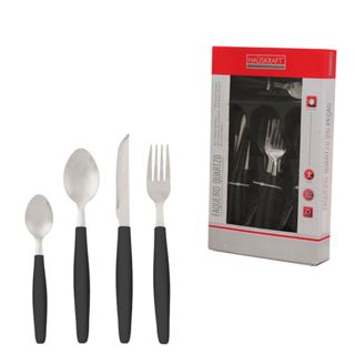 Faqueiro Jogo De Talheres Inox C/ Porta Com 25 Peças em Oferta na Shopee