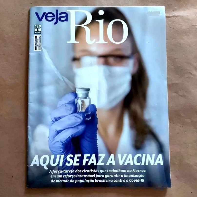 Revista Veja Rio 03/2021 Vacina Fiocruz Covid Marco Nanini