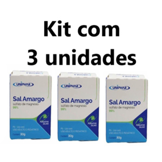 💥 KIT 3 SAL AMARGO UNIPHAR 💥 em Oferta na Shopee