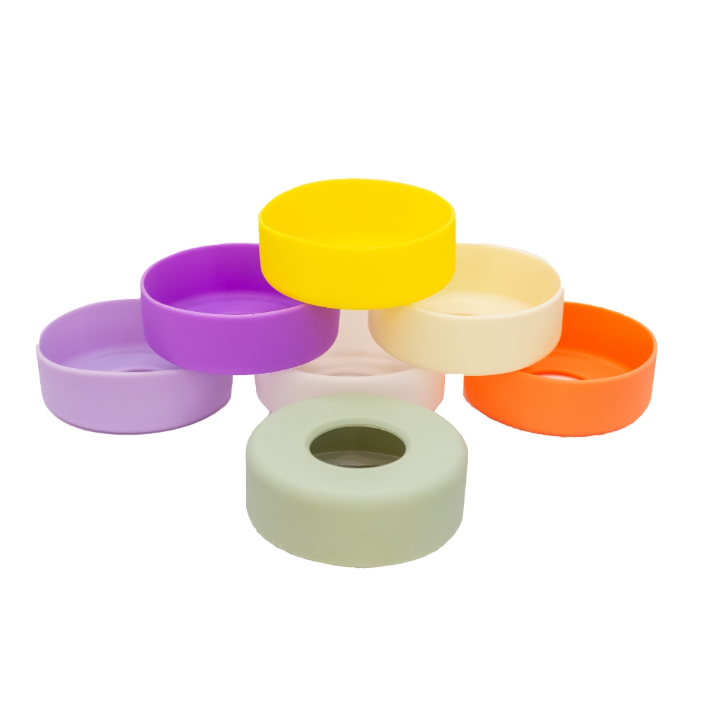 Base 8cm de Silicone para Garrafas 750ml 800ml | Protetor 8cm Antiderrapante para Garrafa