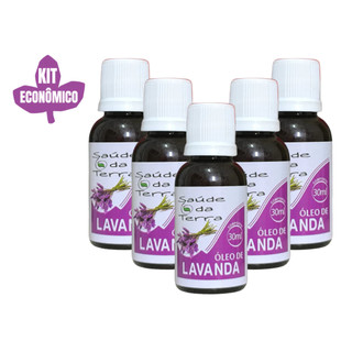 Óleo de Lavanda 30 ml - Saúde da terra - Kits com 1, 2 e 3 Unidades