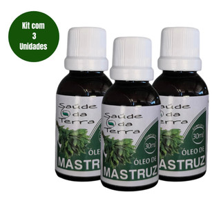 Óleo de Mastruz 30 ml - Saúde da Terra - Produto 100% NATURAL - Kit Com 3 Unidades