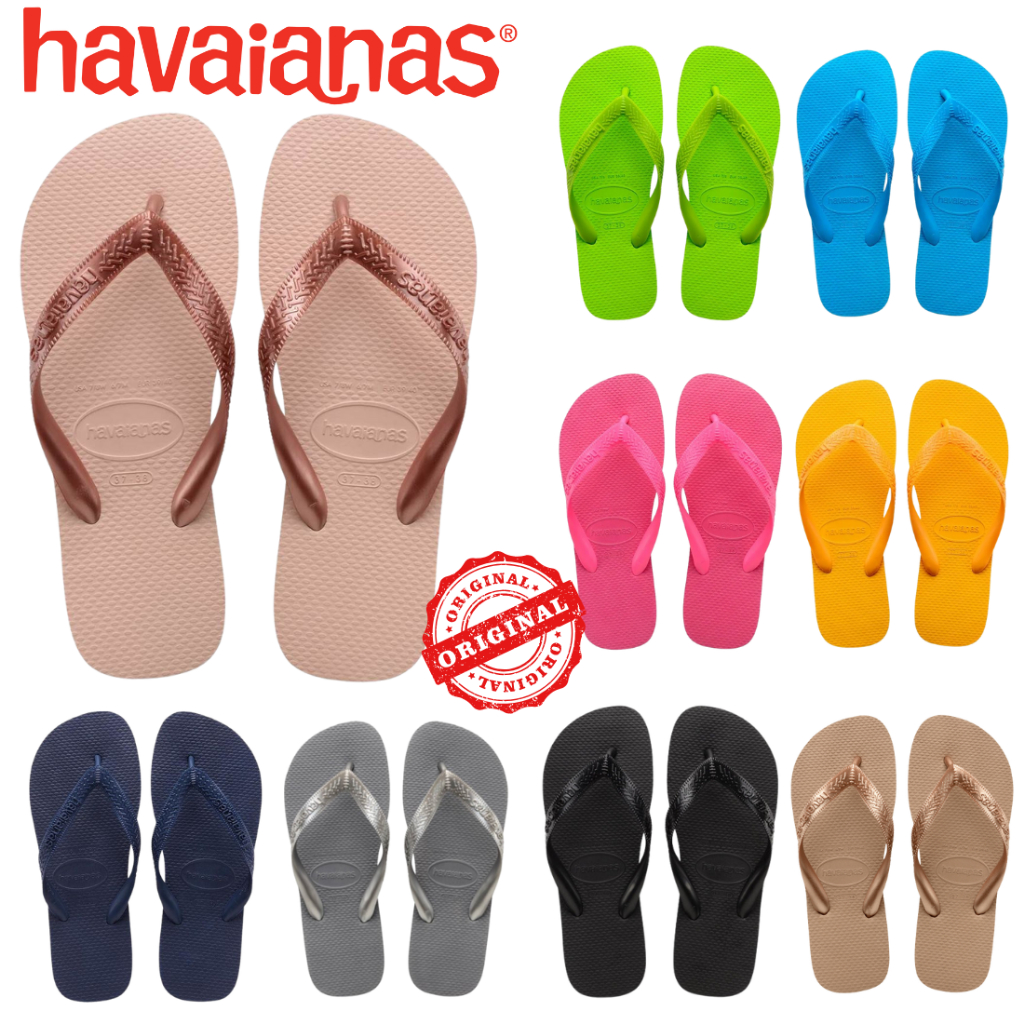 Chinelo Havaianas Top Original Todas as Cores e Tamanhos Unissex Adulto em Oferta na Shopee