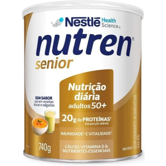Nutren Senior Sem Sabor Nestlé Lata 740g