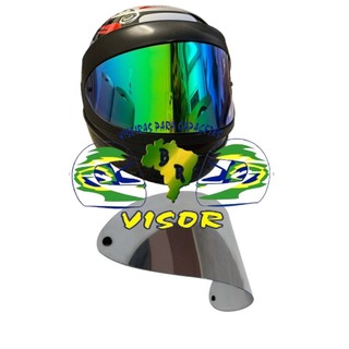 KIT com 2 Viseiras Compatível com SAN MARINO/PROTORK 788/FW3 Tam 56/58/60 (Escolha a cor do seu KIT)