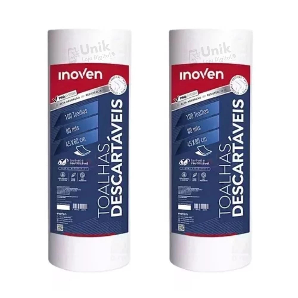 Toalha Descartável Pet 200 Folhas 45x80cm Inoven Original em Oferta na Shopee