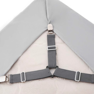 4Pcs/lot Fixadores de Lençóis Ajustáveis para Capa de Colchão e Organizador Doméstico