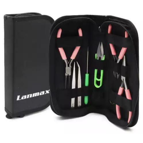 Kit 8 peças para Iniciante em Bijuteria com Estojo Lanmax em Oferta na Shopee