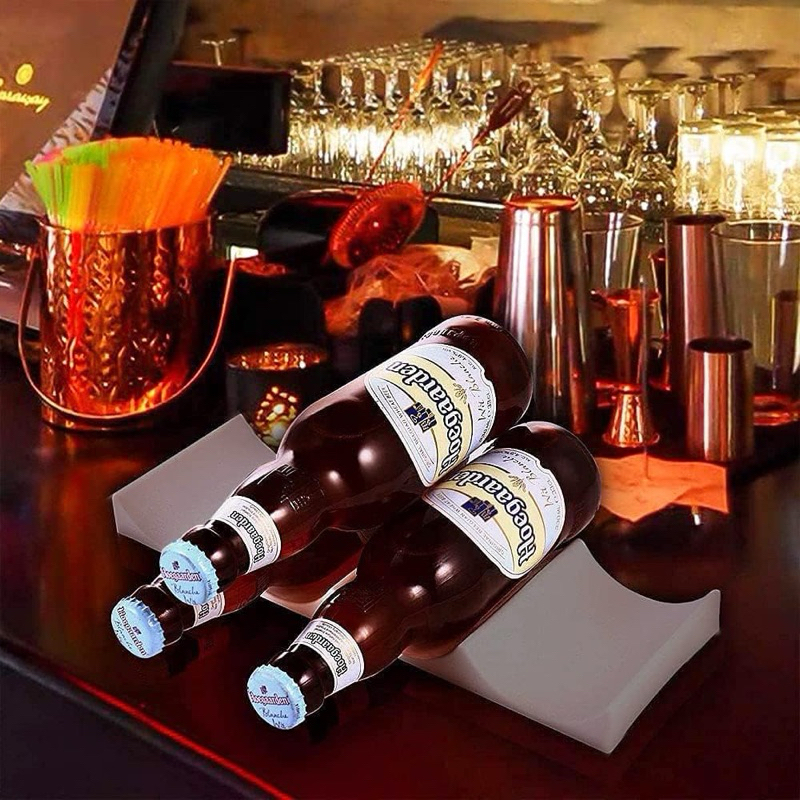 SUPORTE PARA GARRAFA DE VINHO / LATA DE PLASTICO WINE RACK MULTIUSO 30CM
