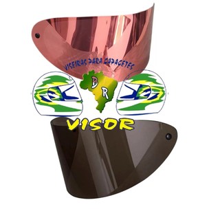 KIT com 2 Viseiras Compatível com SAN MARINO/PROTORK 788/FW3 Tam 56/58/60 (Escolha a cor do seu KIT)