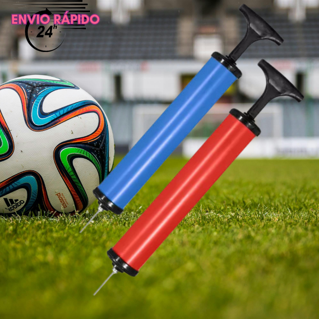 Bomba De Bola Para  Inflar Encher Bolas De Futebol Futsal Futvolei Basquete Boia Colete bexigas