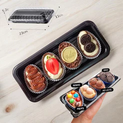 10~50 EMBALAGEM KIT DEGUSTAÇÃO PARA 4 OVOS DE COLHER 50G -PÁSCOA 2025 COMBINADO OFF G64M (CHOCO)
