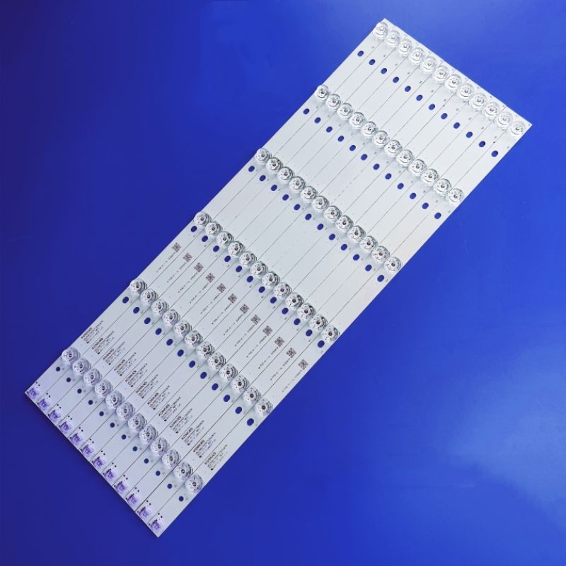 Kit com 12 Barras De Led  Novas Para Tv Semp Tcl 55k1us